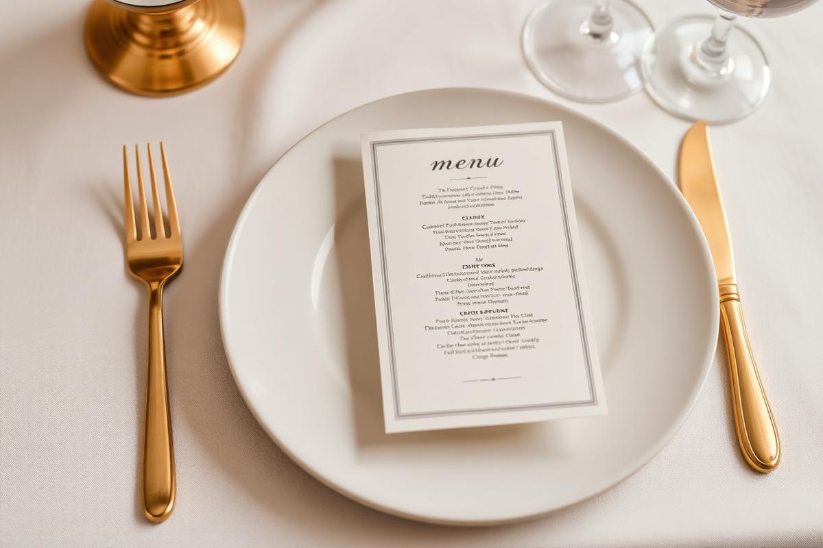 Menu Design as a Statement of Hospitality